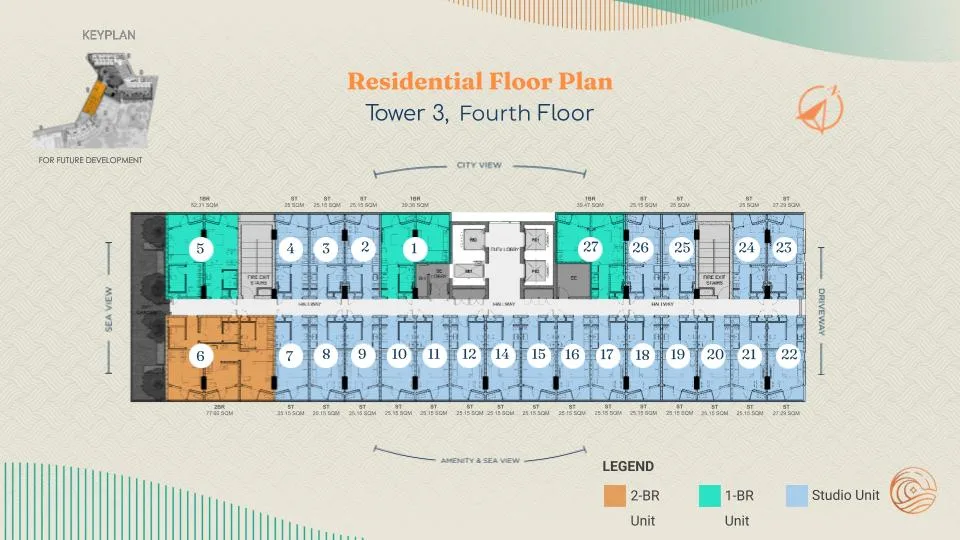 Costa Mira Tower 3 4th floor plan